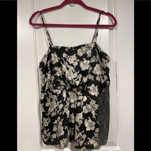 Collective concept silk tank‎ top L